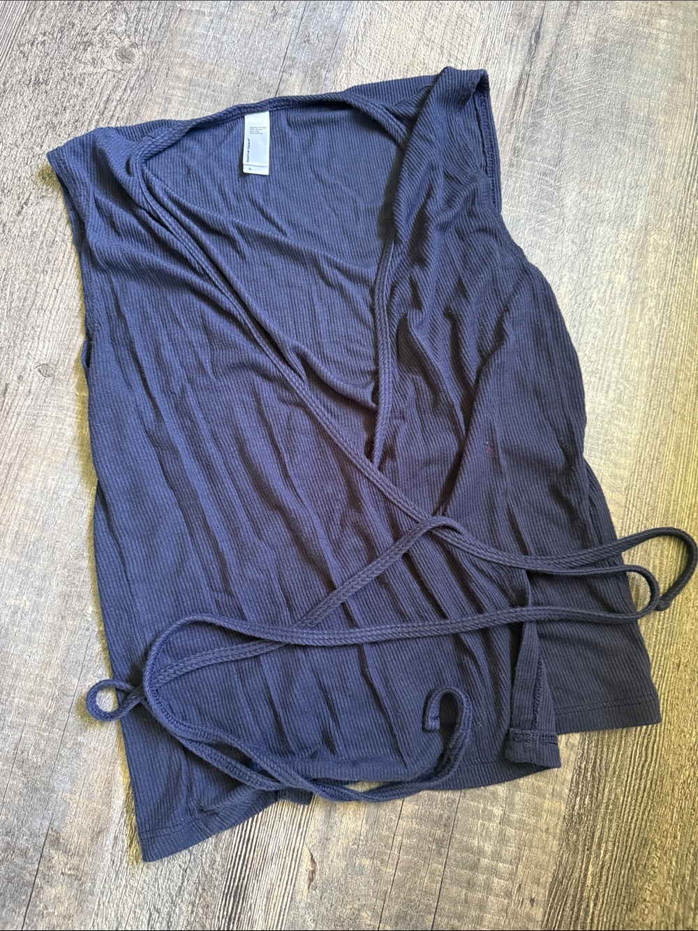 American Apparel Navy Ribbed Tank Top
